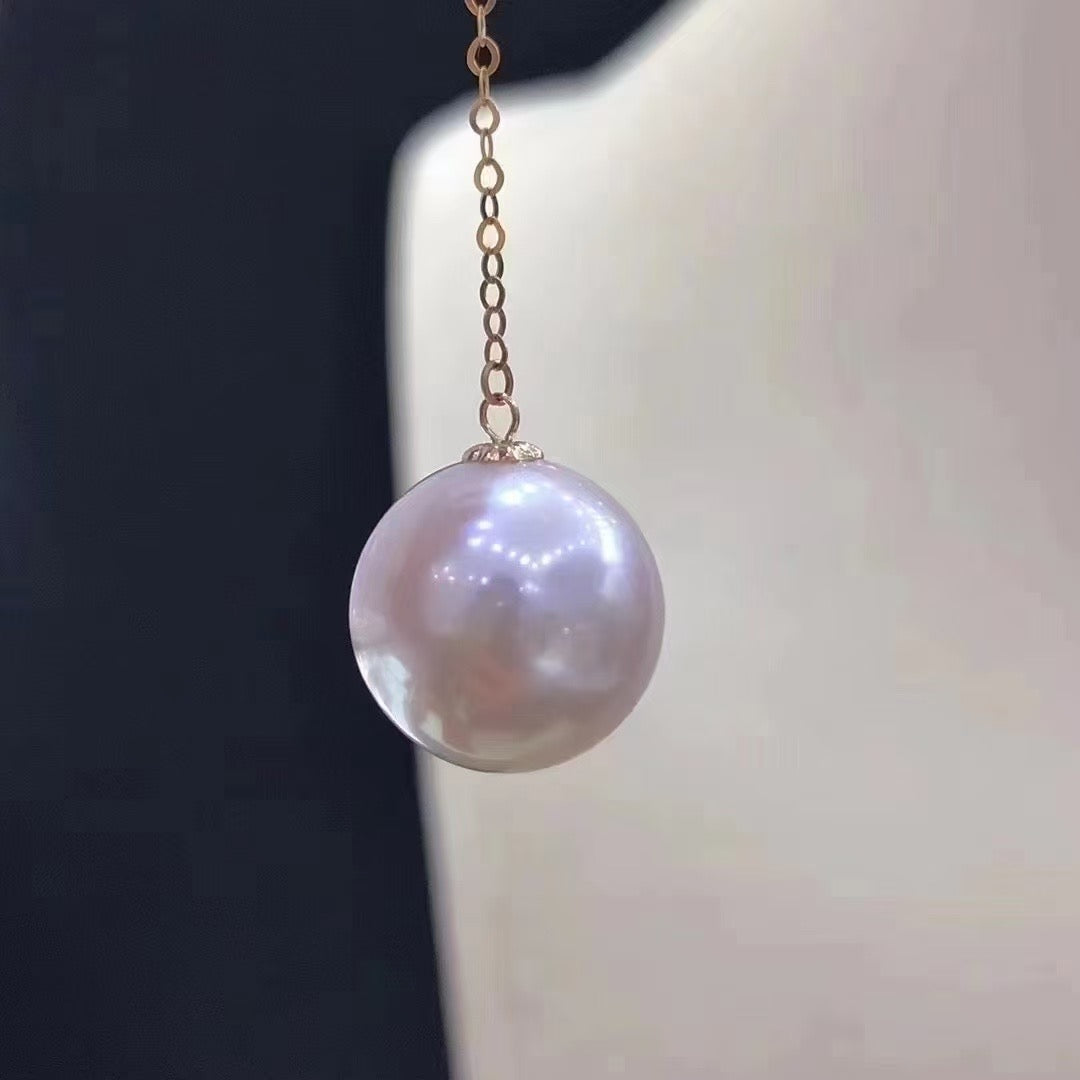 High quality aurora white color Edison pearl pendant