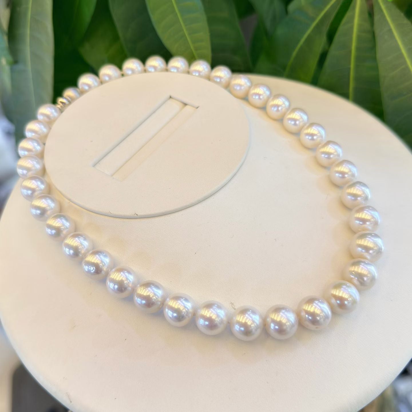 High quality white color Edison pearls necklace