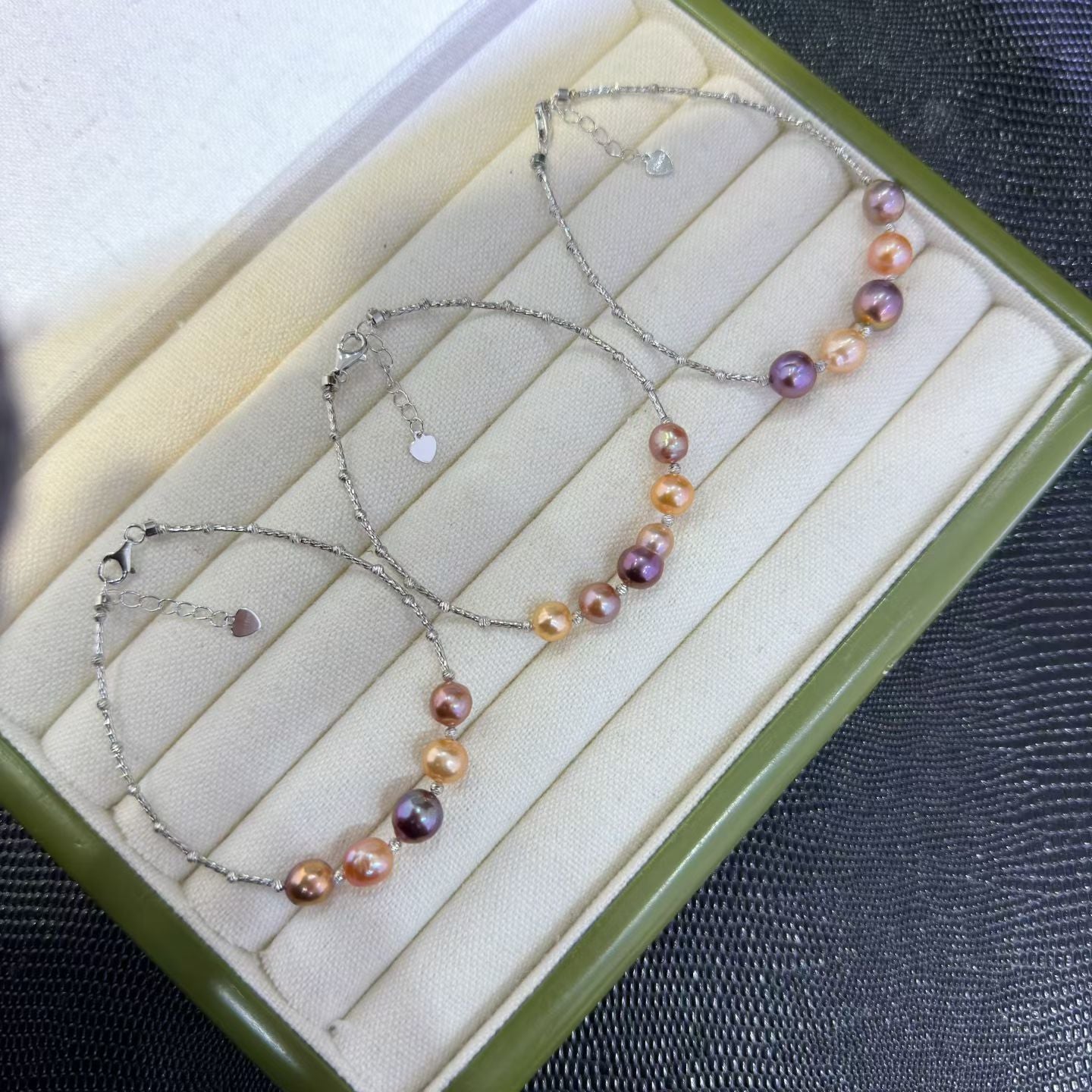 High quality candy color Edison baroque pearls bracelets