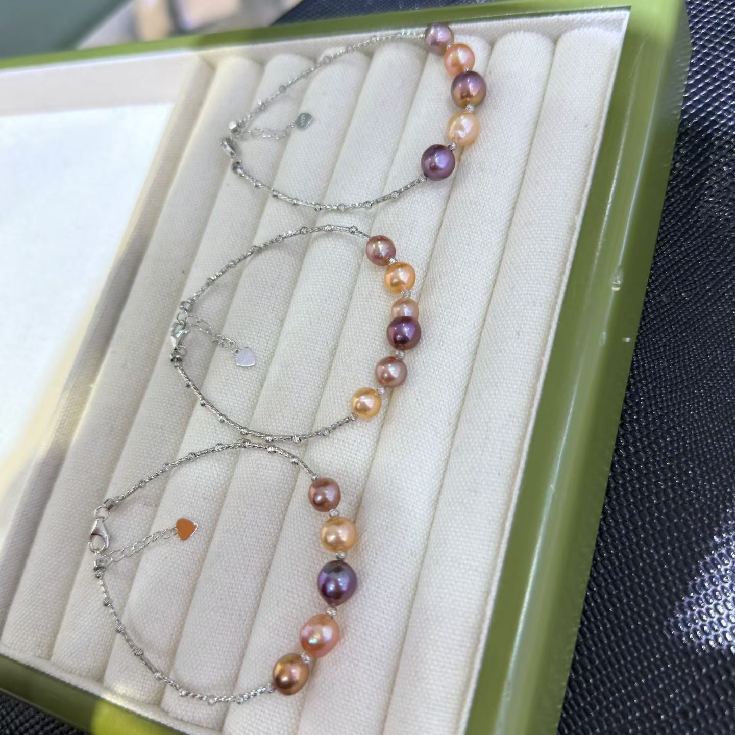 High quality candy color Edison baroque pearls bracelets