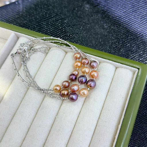 High quality candy color Edison baroque pearls bracelets