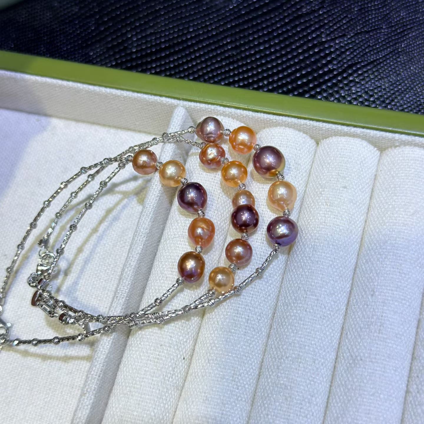 High quality candy color Edison baroque pearls bracelets