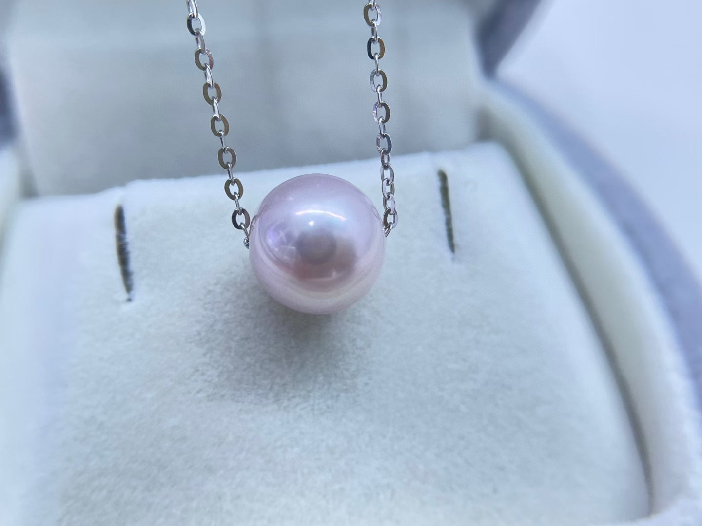 High quality pink color Edison pearl pendant