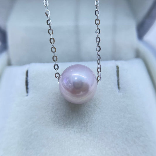 High quality pink color Edison pearl pendant