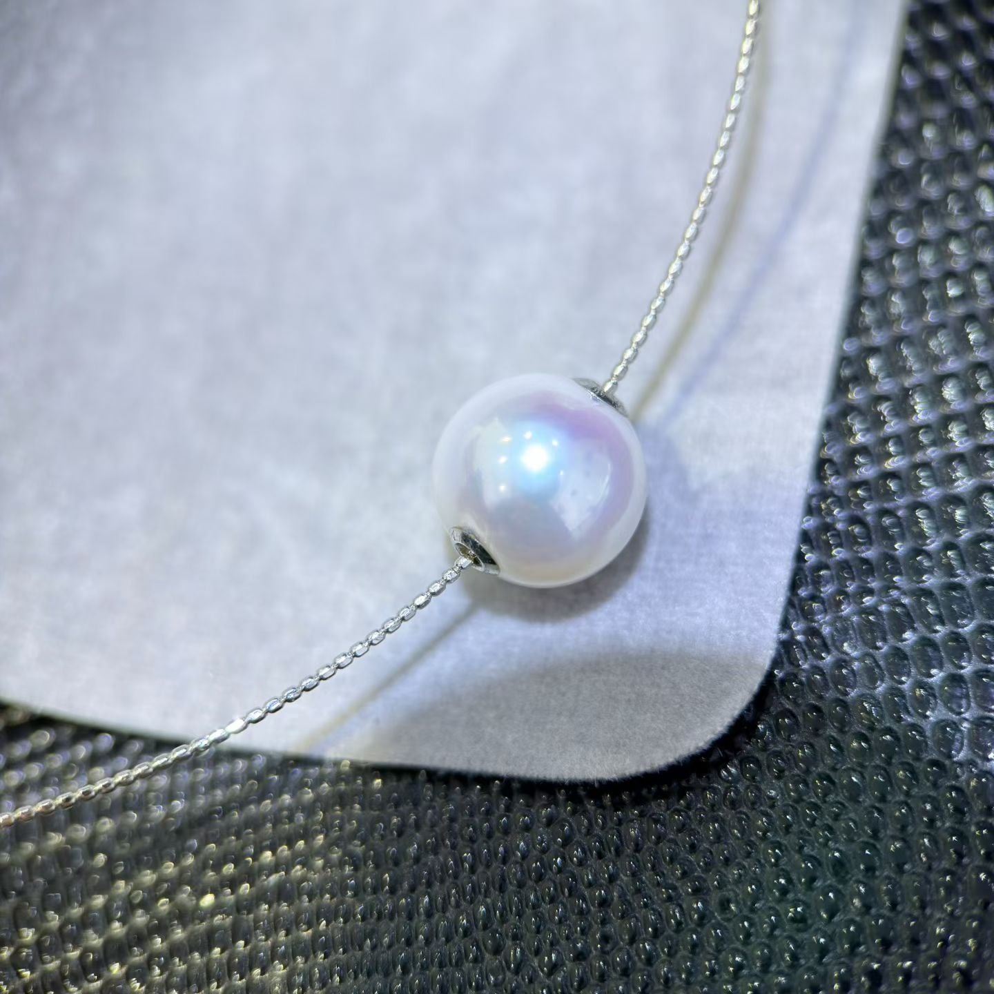 High quality aurora white color Edison pearl pendant