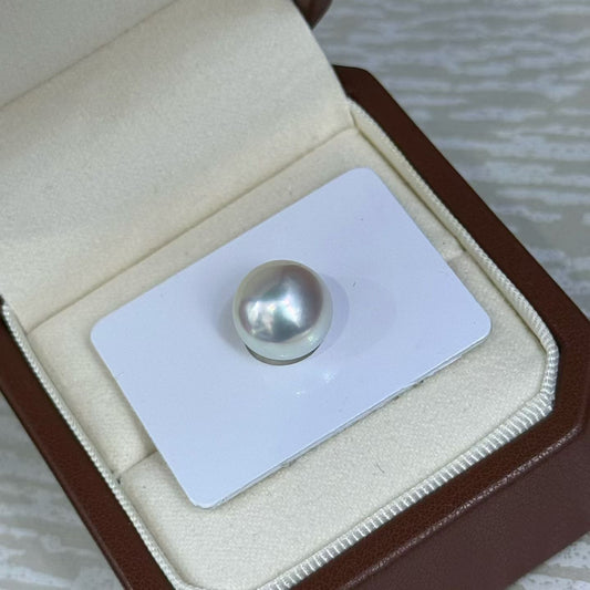 Top quality gemstone light aurora white color Australia Southsea pearl