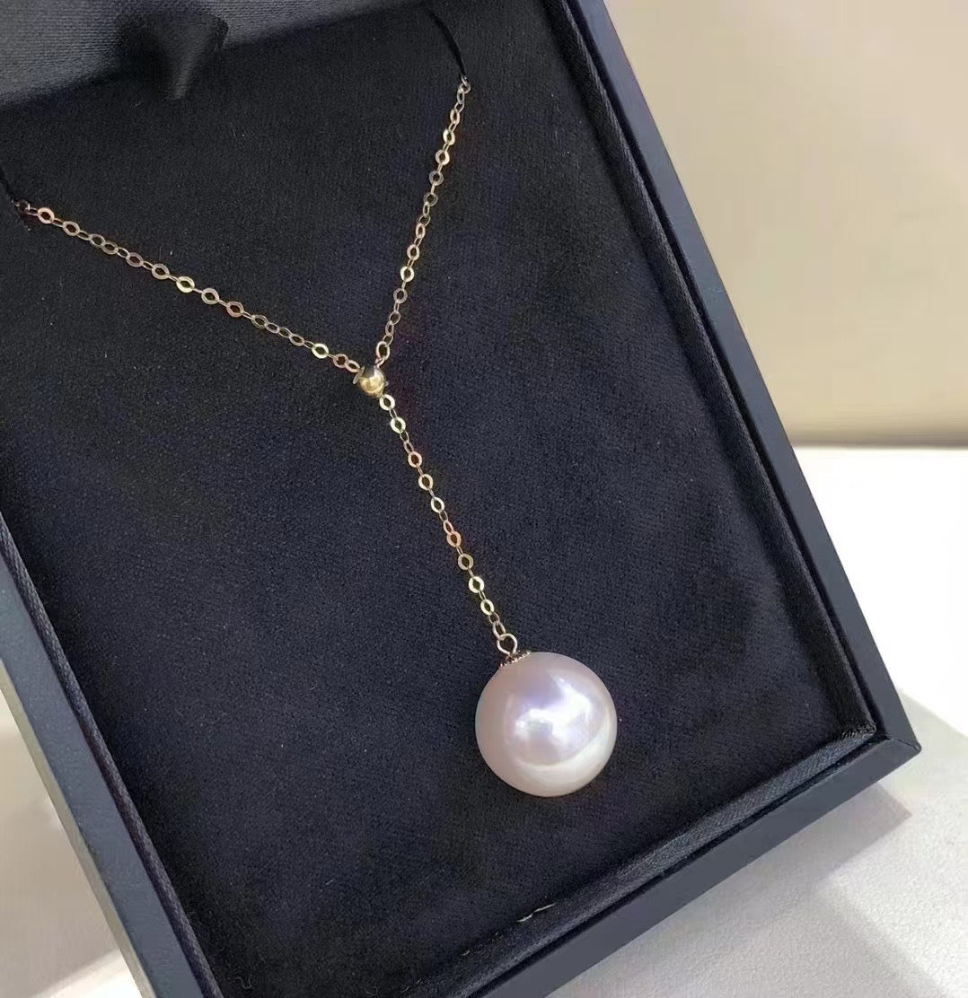 High quality aurora white color Edison pearl pendant