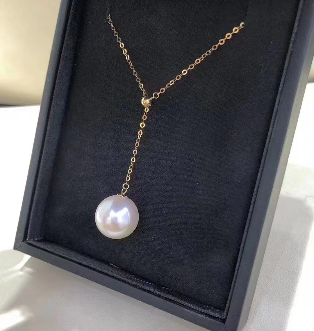 High quality aurora white color Edison pearl pendant