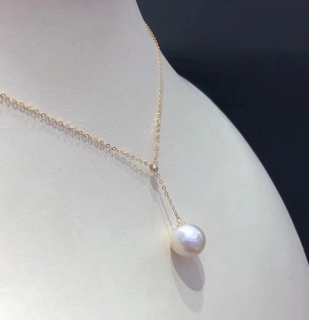 High quality aurora white color Edison pearl pendant