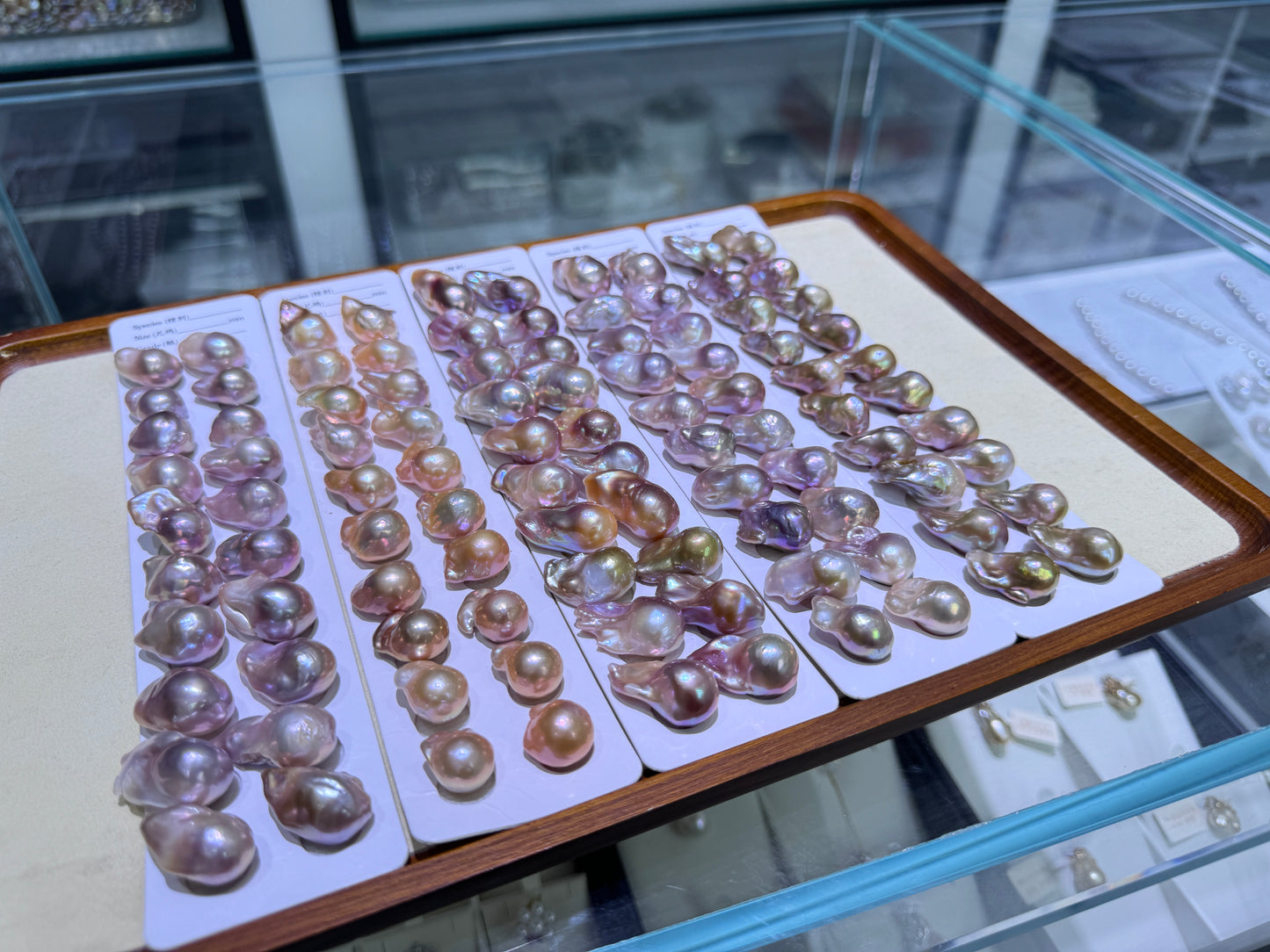 Top quality baroque pearls pairs and strands wholesale