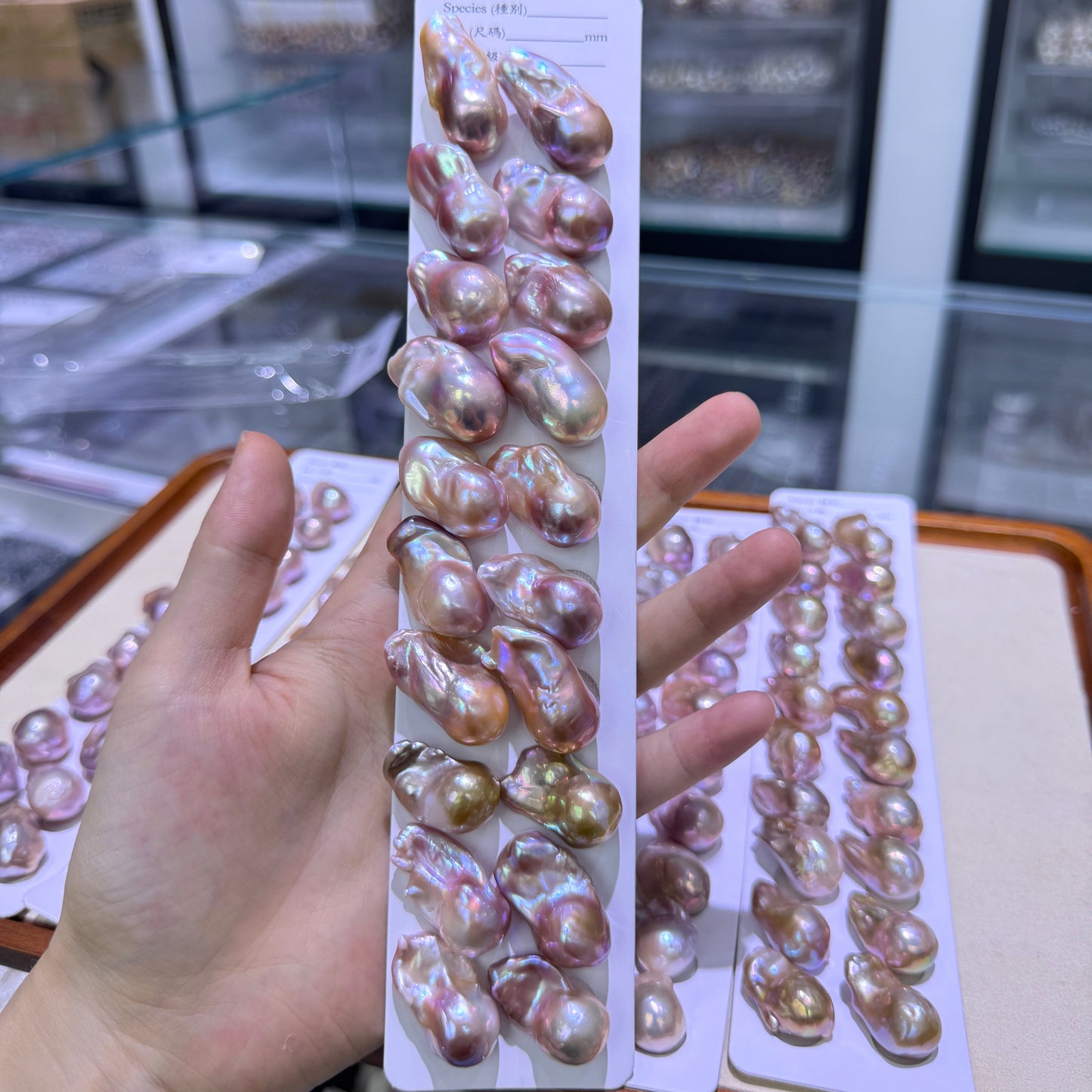 Top quality baroque pearls pairs and strands wholesale