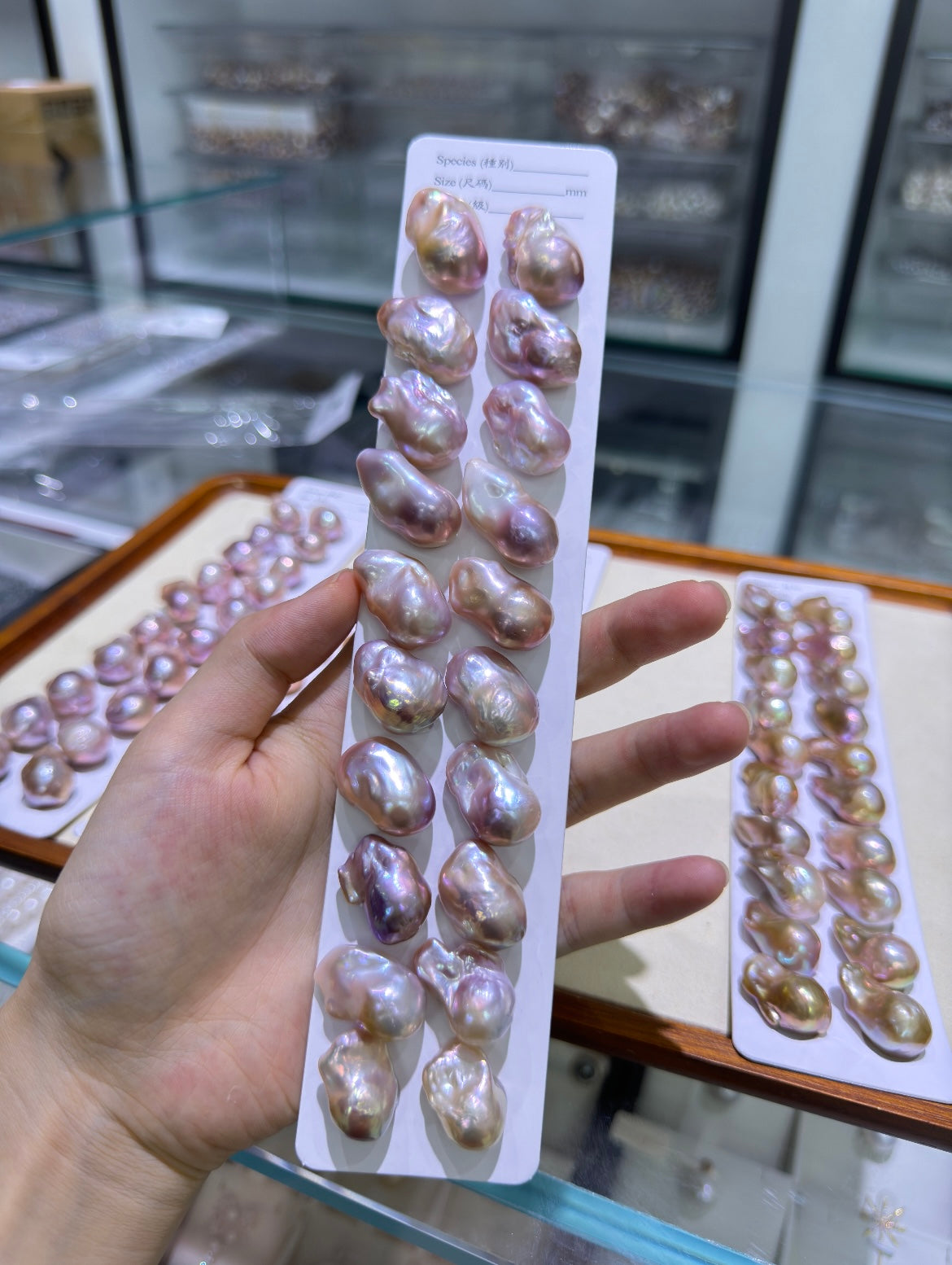 Top quality baroque pearls pairs and strands wholesale
