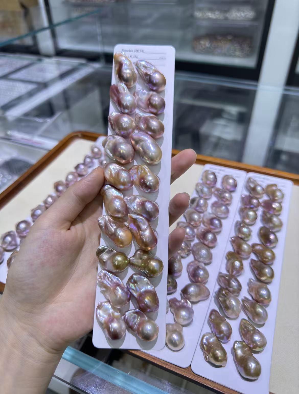 Top quality baroque pearls pairs and strands wholesale