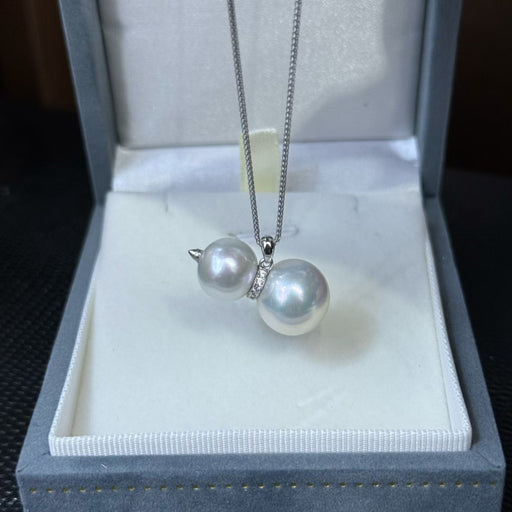 High quality aurora white color Edison pearls pendant