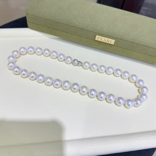 High quality white color Edison pearls necklace
